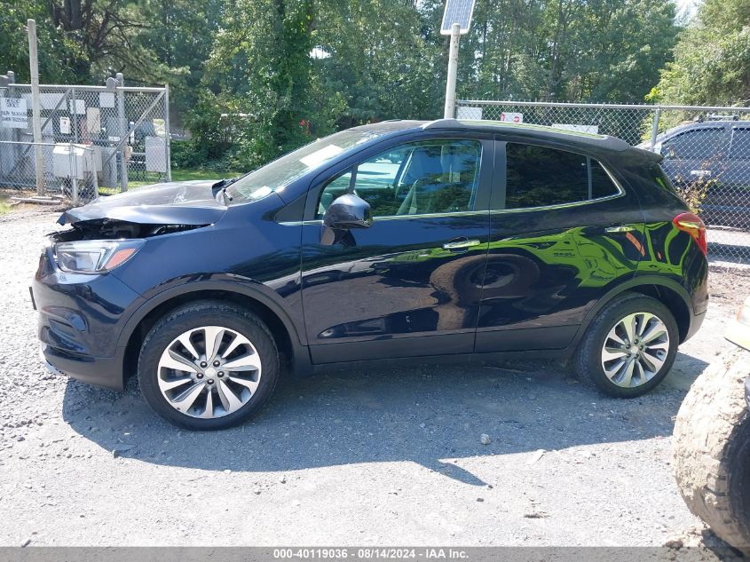 2022 Buick Encore Awd Preferred VIN: KL4CJESM9NB501238 Lot: 40119036