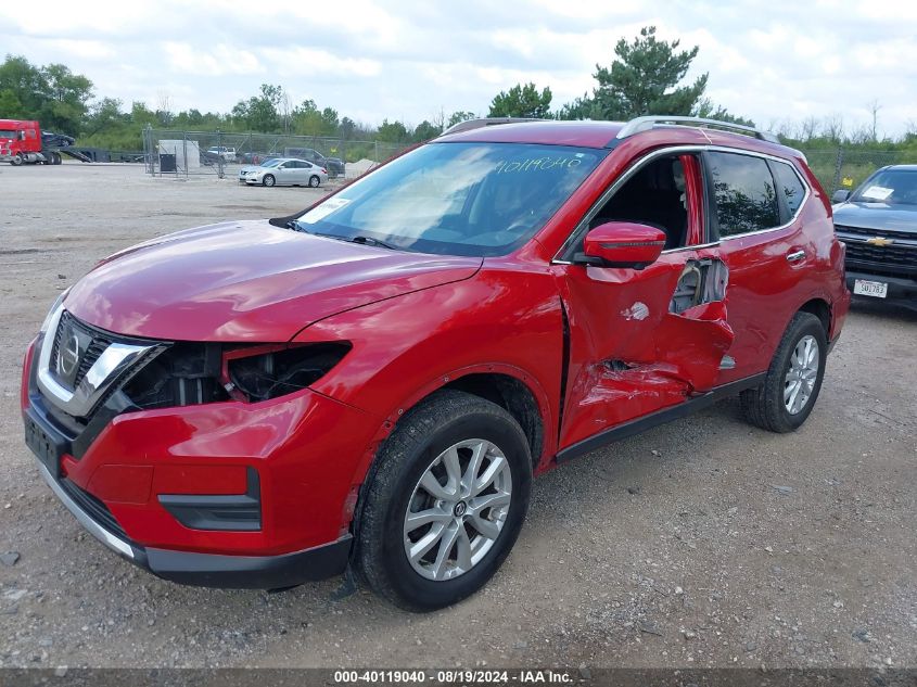 2017 Nissan Rogue Sv VIN: JN8AT2MV6HW284583 Lot: 40119040