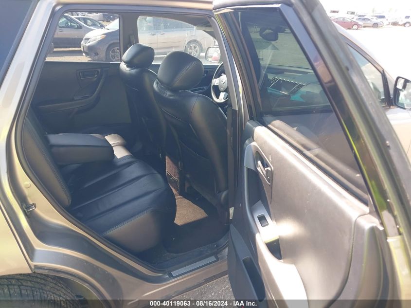 2004 Nissan Murano Sl/Se VIN: JN8AZ08W74W336464 Lot: 40119063