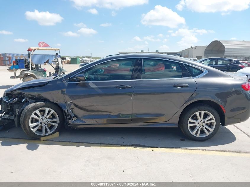 2015 Chrysler 200 Limited VIN: 1C3CCCAB0FN642823 Lot: 40119071