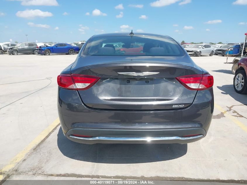 2015 Chrysler 200 Limited VIN: 1C3CCCAB0FN642823 Lot: 40119071