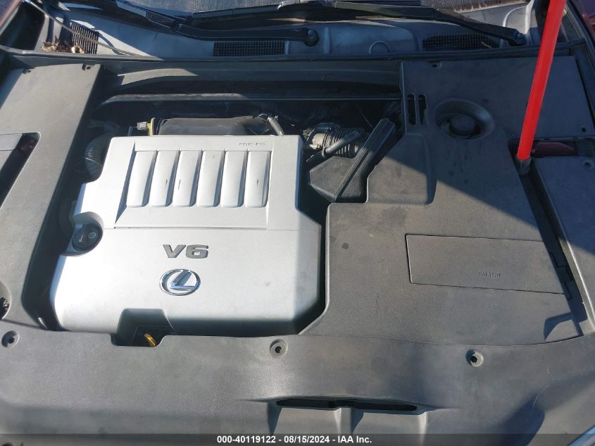 2008 Lexus Es 350 350 VIN: JTHBJ46G682229377 Lot: 40119122