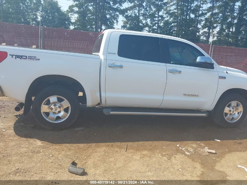 2008 Toyota Tundra Crewmax Limited VIN: 5TFDV581X8X051098 Lot: 40119142