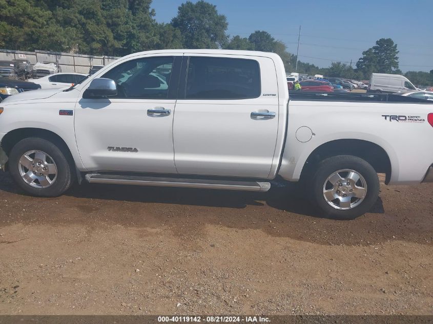 2008 Toyota Tundra Crewmax Limited VIN: 5TFDV581X8X051098 Lot: 40119142