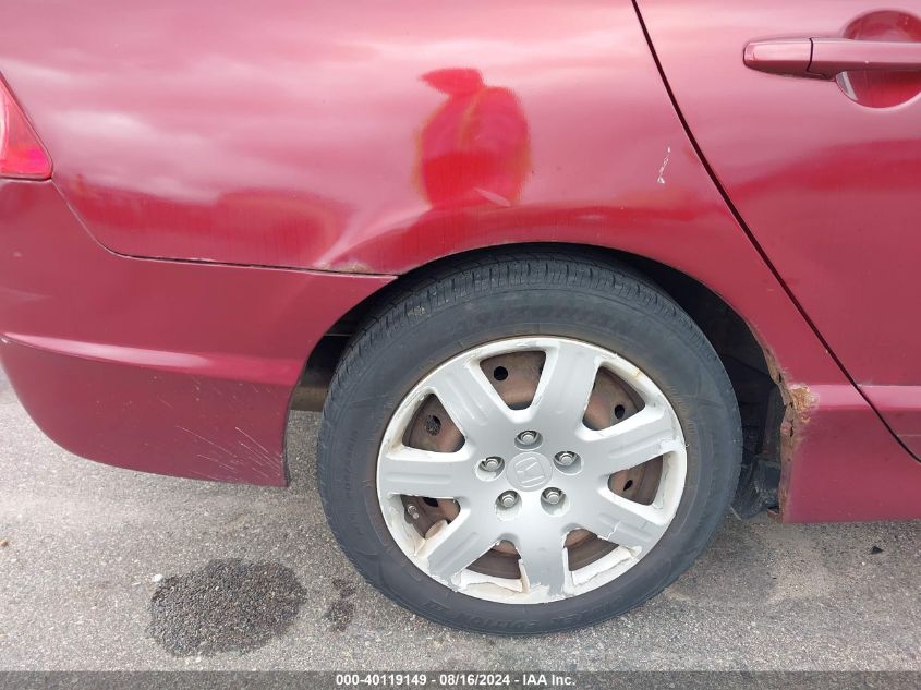 2008 Honda Civic Sdn Lx VIN: 1HGFA16558L101322 Lot: 40119149