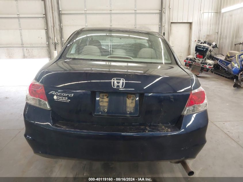 2009 Honda Accord 2.4 Lx VIN: 1HGCP25359A062249 Lot: 40119160