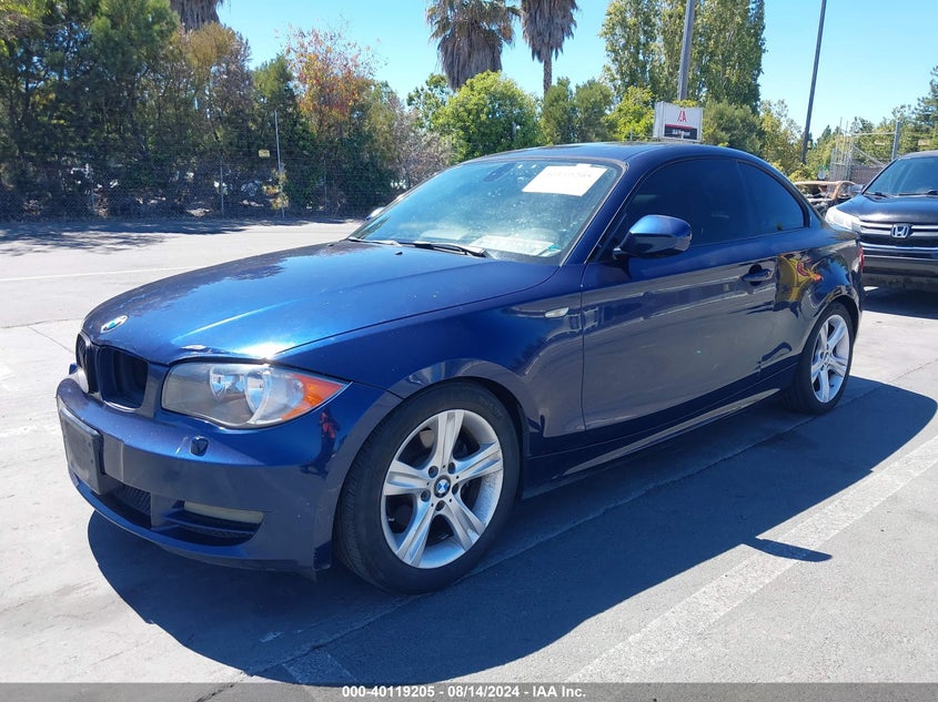 2011 BMW 128I VIN: WBAUP9C54BVL89611 Lot: 40119205