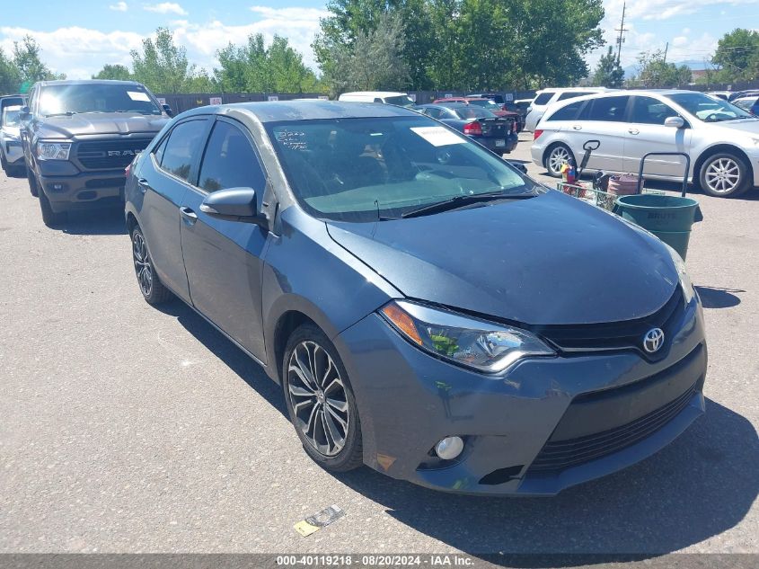 2015 Toyota Corolla S Plus VIN: 5YFBURHEXFP244223 Lot: 40119218