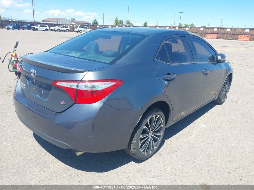 2015 Toyota Corolla S Plus VIN: 5YFBURHEXFP244223 Lot: 40119218