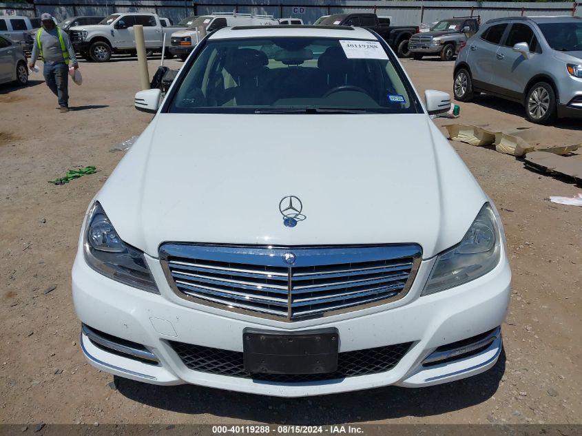 2013 Mercedes-Benz C 300 Luxury 4Matic/Sport 4Matic VIN: WDDGF8AB7DR285881 Lot: 40119288