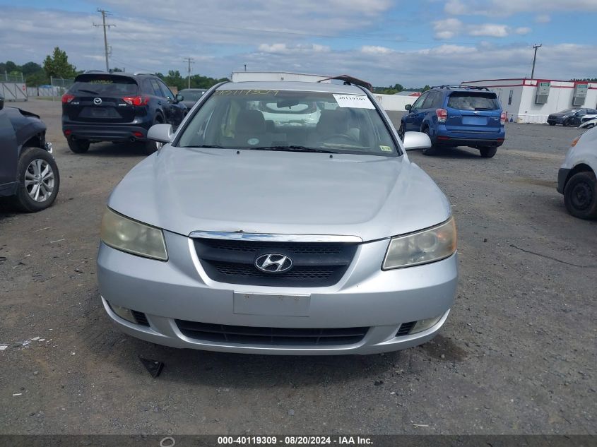 2006 Hyundai Sonata Gls VIN: 5NPEU46C36H114556 Lot: 40119309