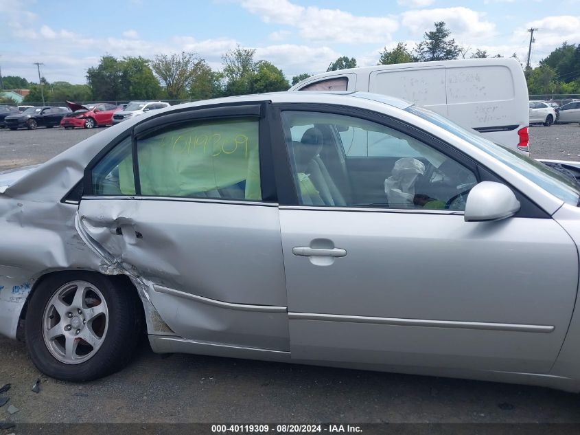 2006 Hyundai Sonata Gls VIN: 5NPEU46C36H114556 Lot: 40119309