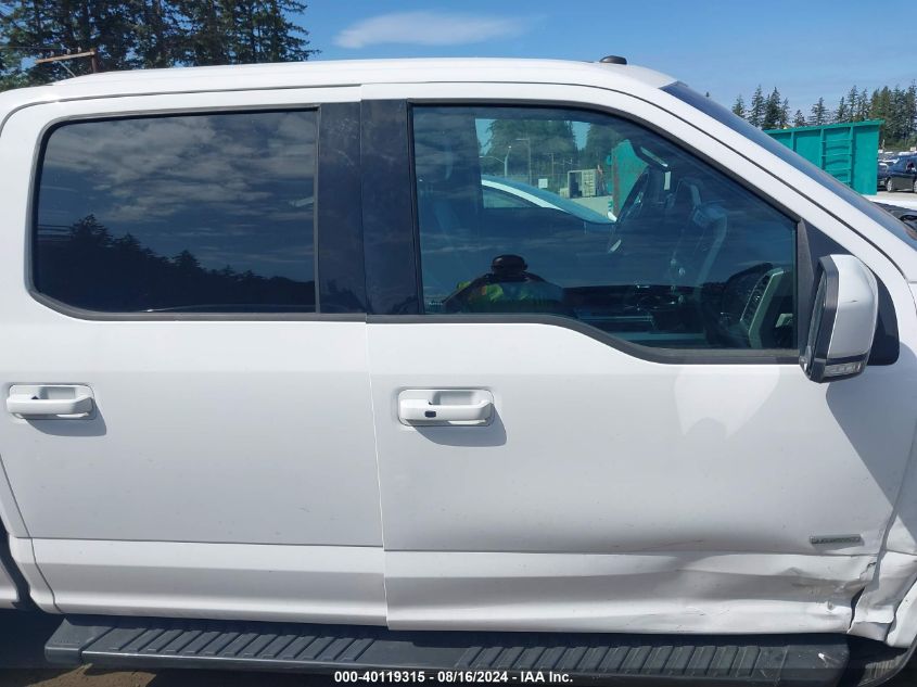 2017 Ford F-150 Lariat VIN: 1FTEW1EG2HKD91085 Lot: 40119315