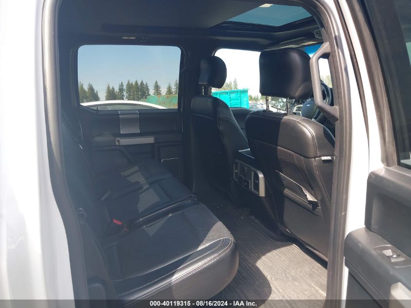 2017 Ford F-150 Lariat VIN: 1FTEW1EG2HKD91085 Lot: 40119315