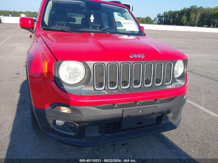 2017 Jeep Renegade Latitude Fwd VIN: ZACCJABB5HPE56967 Lot: 40119331