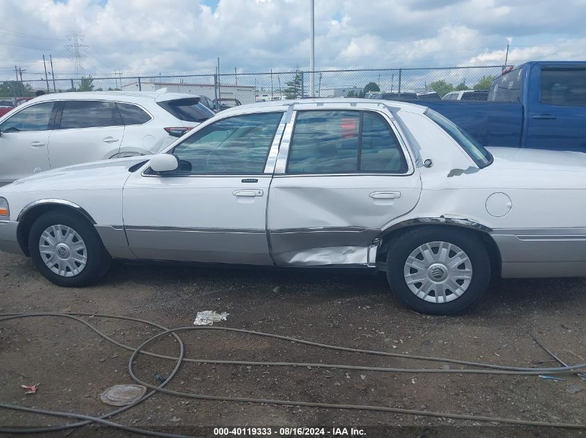 2004 Mercury Grand Marquis Gs VIN: 2MEFM74W14X644327 Lot: 40119333