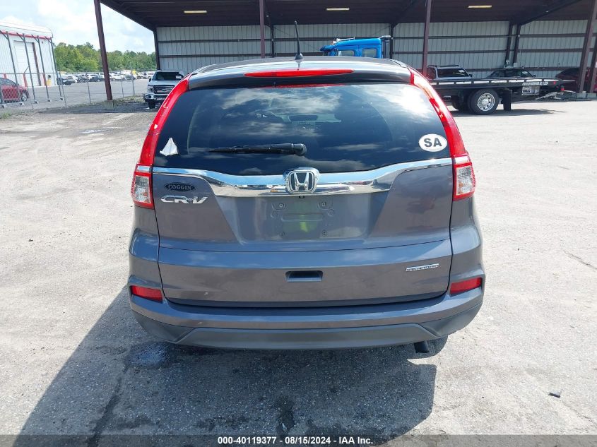 2016 Honda Cr-V Se VIN: 5J6RM3H46GL027727 Lot: 40119377