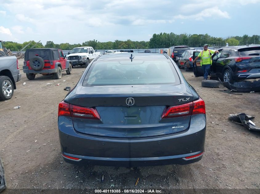 2015 Acura Tlx V6 Advance VIN: 19UUB3F74FA010391 Lot: 40119385