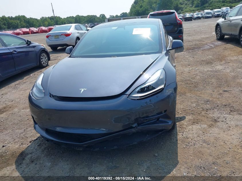 2021 Tesla Model 3 Standard Range Plus Rear-Wheel Drive VIN: 5YJ3E1EA6MF045439 Lot: 40119392