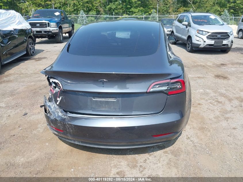 2021 Tesla Model 3 Standard Range Plus Rear-Wheel Drive VIN: 5YJ3E1EA6MF045439 Lot: 40119392