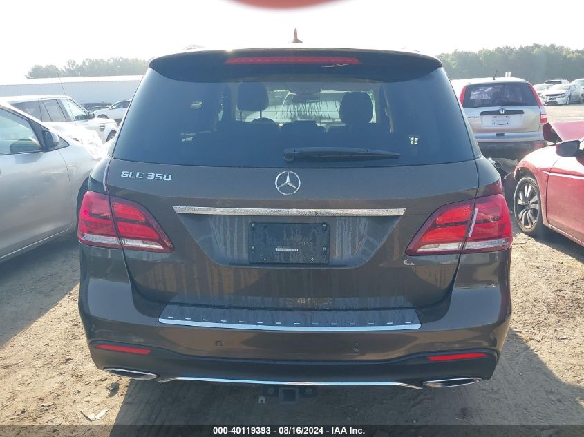 2017 Mercedes-Benz Gle 350 VIN: 4JGDA5JB1HA866870 Lot: 40119393