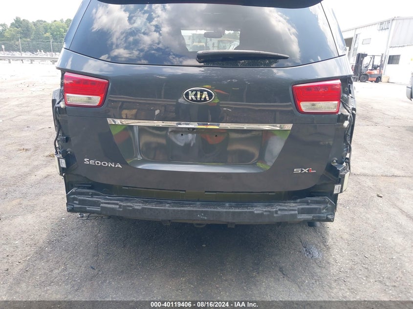 2015 KIA SEDONA SX LUXURY - KNDME5C14F6025736