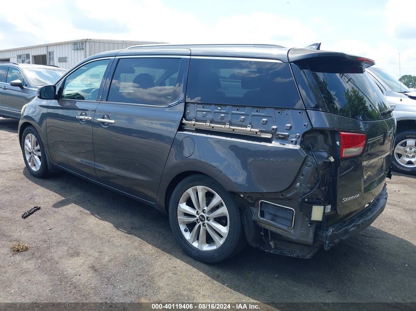 2015 KIA SEDONA SX LUXURY - KNDME5C14F6025736