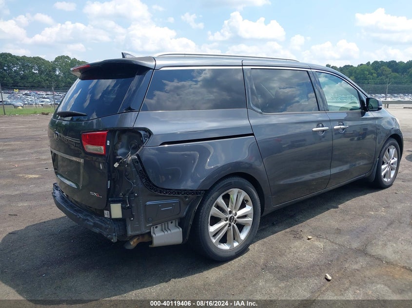 2015 KIA SEDONA SX LUXURY - KNDME5C14F6025736