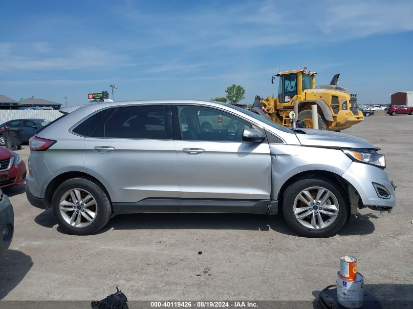 2018 Ford Edge Sel VIN: 2FMPK3J97JBB99972 Lot: 40119426