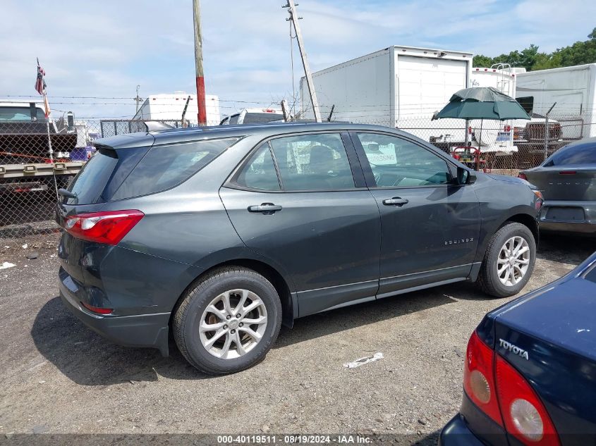 2018 Chevrolet Equinox Ls VIN: 3GNAXHEV2JL378545 Lot: 40119511