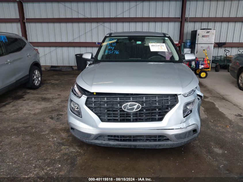 2021 Hyundai Venue Se VIN: KMHRB8A33MU115176 Lot: 40119518