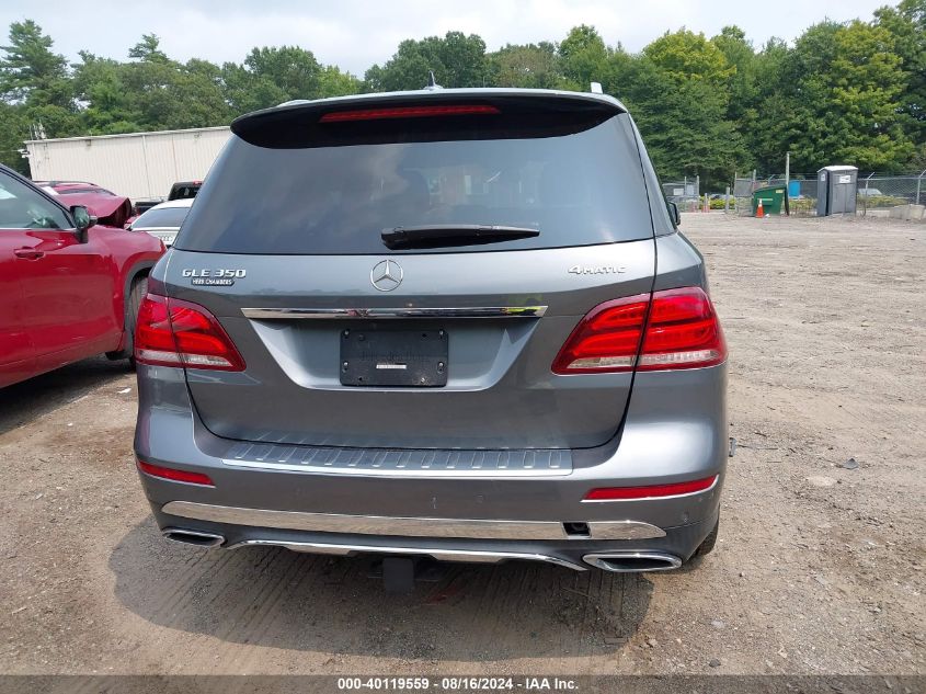 2018 Mercedes-Benz Gle 350 4Matic VIN: 4JGDA5HB5JB066336 Lot: 40119559