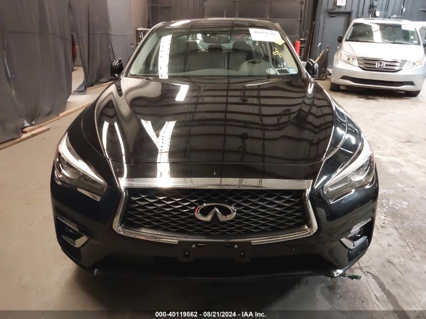 2023 Infiniti Q50 Luxe VIN: JN1EV7BR7PM541712 Lot: 40119562