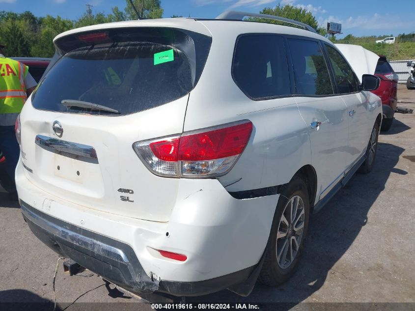 2014 Nissan Pathfinder Sl VIN: 5N1AR2MM4EC666346 Lot: 40119615