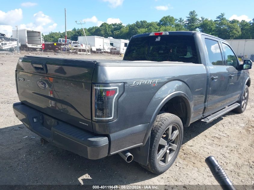 2016 FORD F-150 XLT - 1FTFW1EF7GFB90205