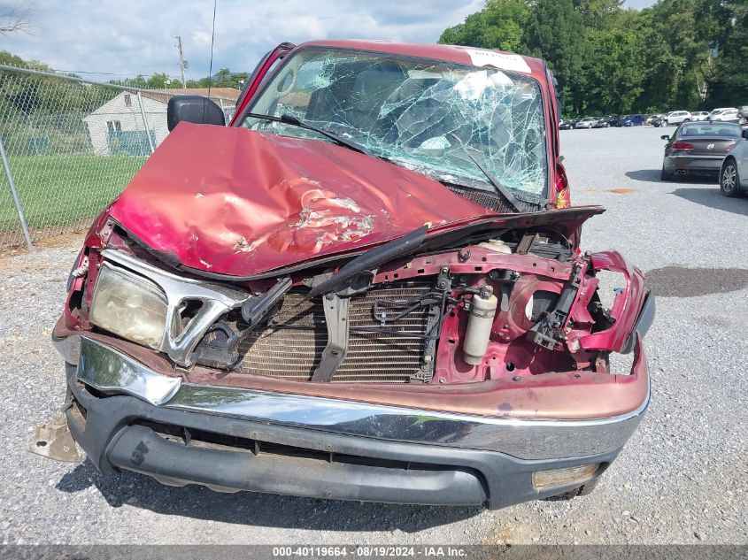 2002 Toyota Tacoma VIN: 5TEWM72N82Z109633 Lot: 40119664