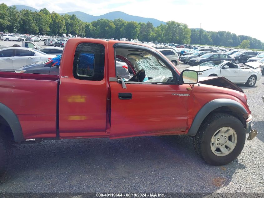 2002 Toyota Tacoma VIN: 5TEWM72N82Z109633 Lot: 40119664