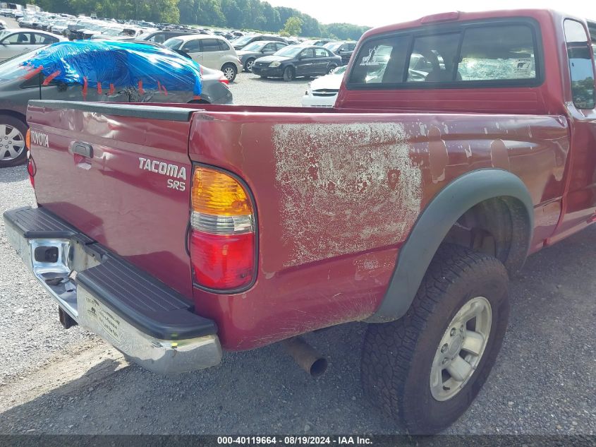 2002 Toyota Tacoma VIN: 5TEWM72N82Z109633 Lot: 40119664