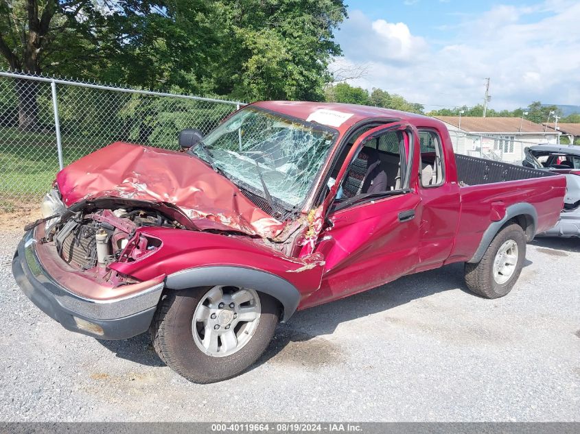 2002 Toyota Tacoma VIN: 5TEWM72N82Z109633 Lot: 40119664
