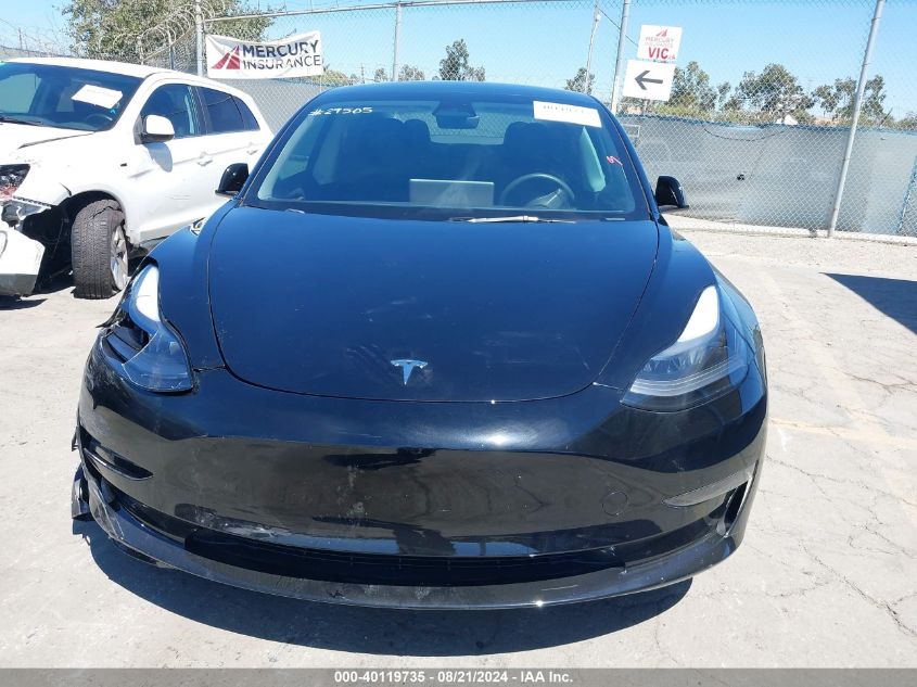 2023 Tesla Model 3 Rear-Wheel Drive VIN: 5YJ3E1EA8PF707056 Lot: 40119735