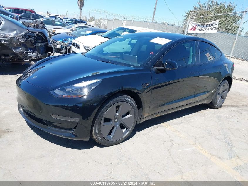 5YJ3E1EA8PF707056 2023 TESLA MODEL 3 - Image 2