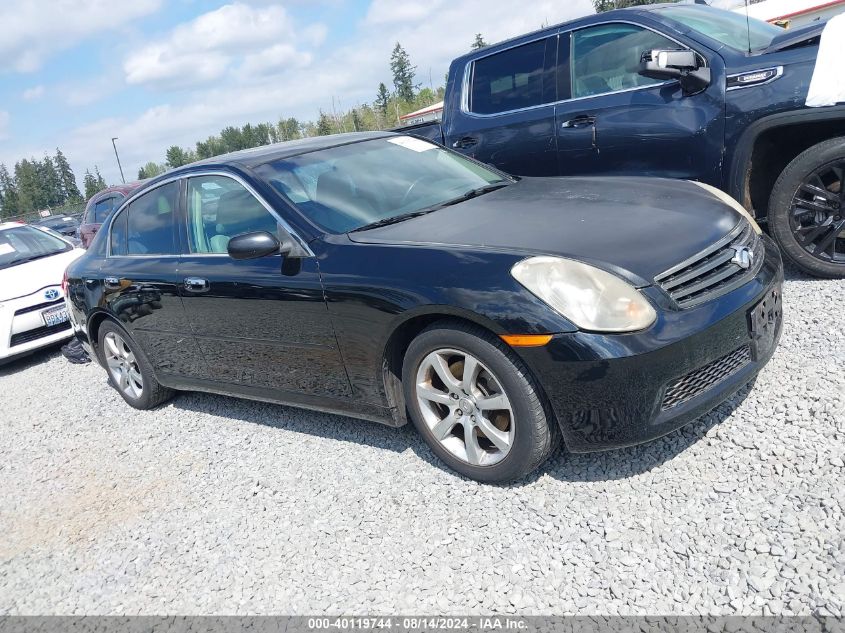 2005 Infiniti G35 VIN: JNKCV51E75M205142 Lot: 40119744