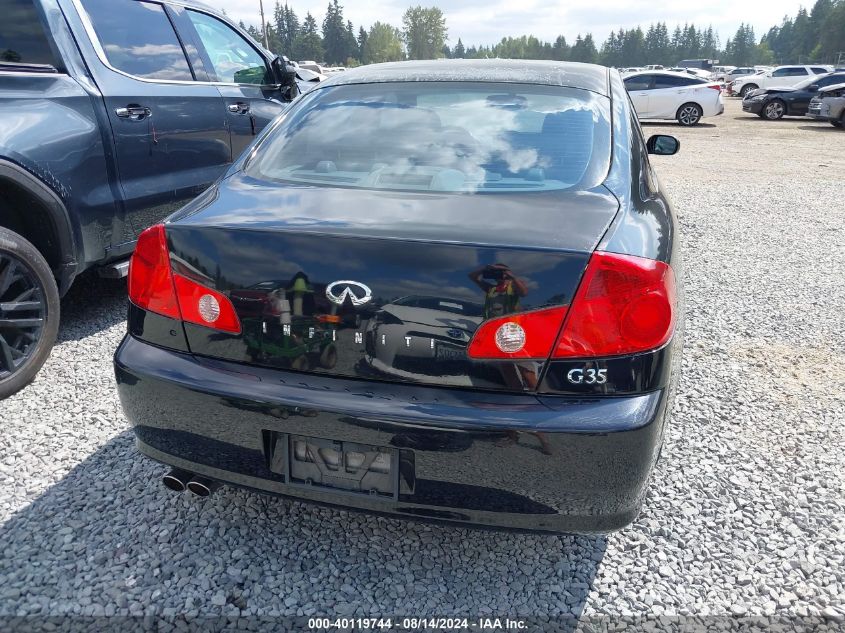 2005 Infiniti G35 VIN: JNKCV51E75M205142 Lot: 40119744