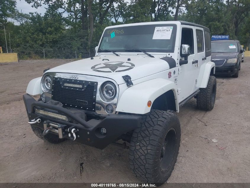 2014 Jeep Wrangler Unlimited Sport VIN: 1C4BJWDG8EL307762 Lot: 40119765