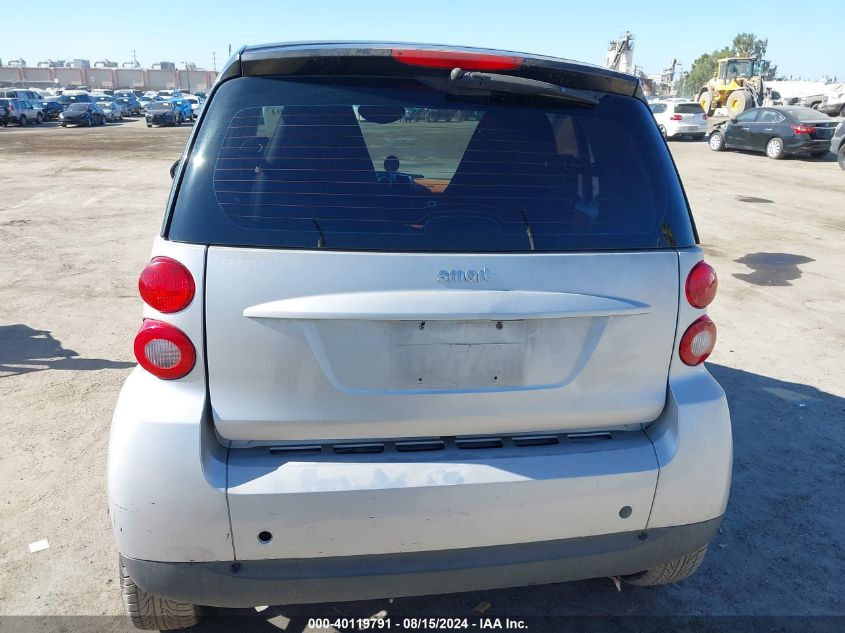 2008 Smart Fortwo Passion/Pure VIN: WMEEJ31X78K155646 Lot: 40119791