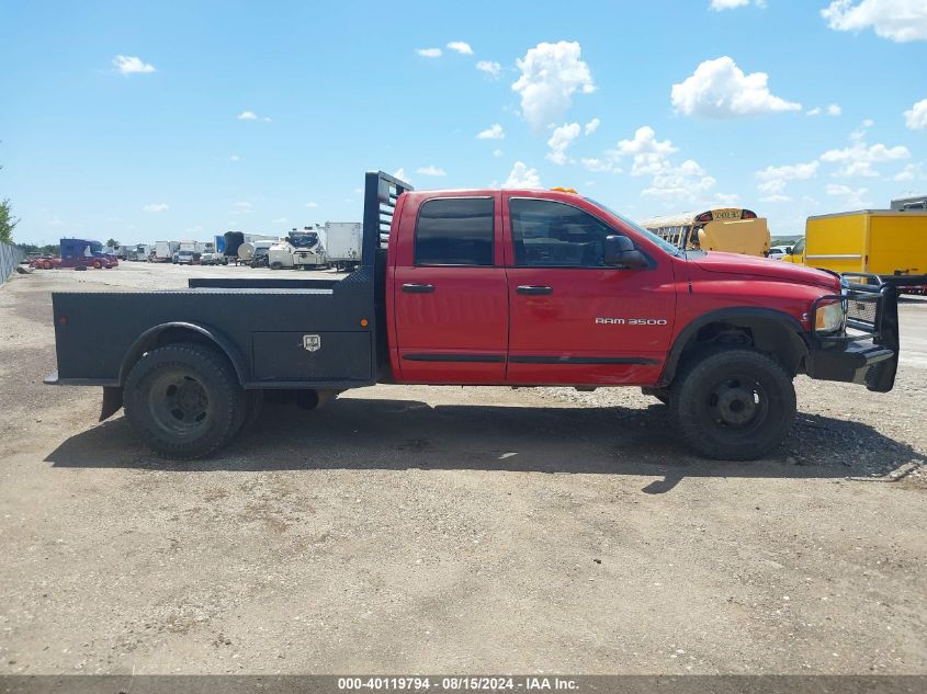 2004 Dodge Ram 3500 Slt/Laramie VIN: 3D7MU48C14G216829 Lot: 40119794