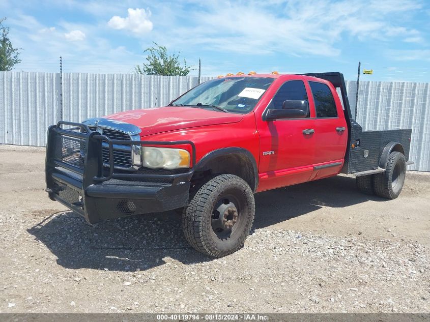 2004 Dodge Ram 3500 Slt/Laramie VIN: 3D7MU48C14G216829 Lot: 40119794