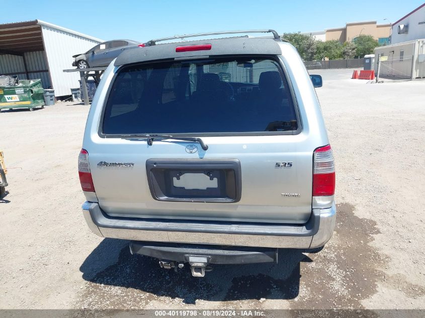 1999 Toyota 4Runner Sr5 V6 VIN: JT3GN86RXX0095511 Lot: 40119798