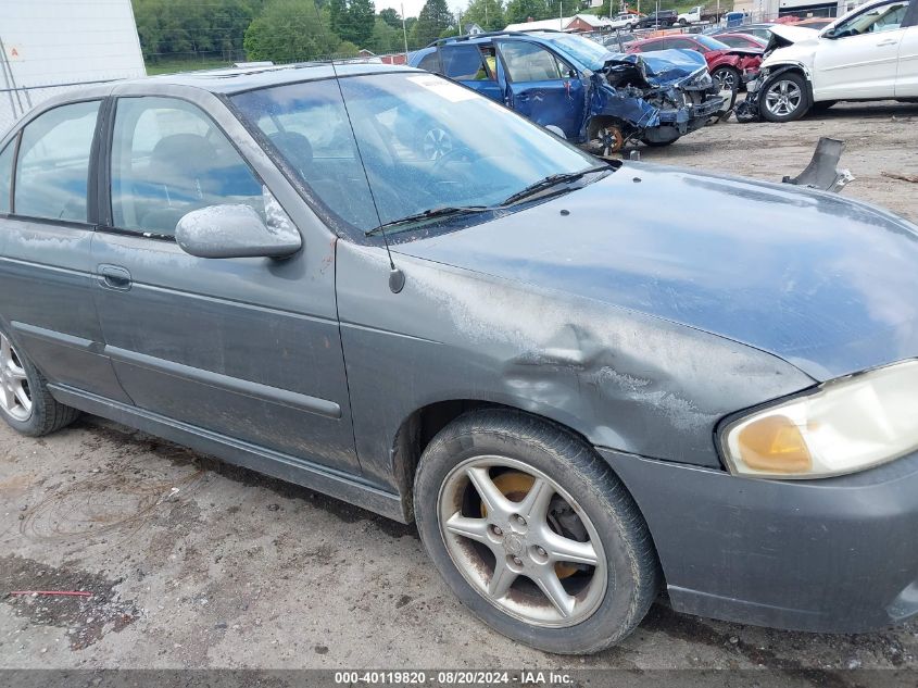 2001 Nissan Sentra Se VIN: 3N1BB51D01L128988 Lot: 40119820