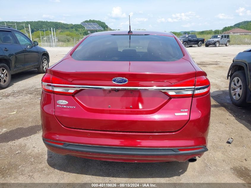 2017 FORD FUSION SE - 3FA6P0HDXHR310414